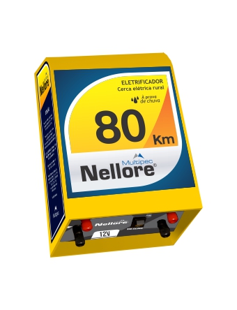 Eletrificador <b>NELLORE</b> 80 km 12 V