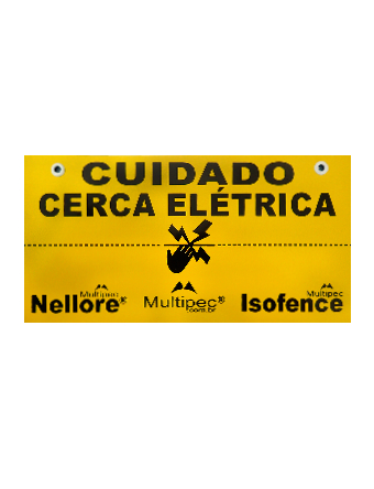 Placa de Advertência <b>NELLORE </b>